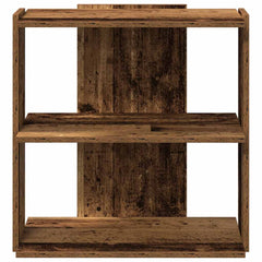vidaXL Bookcase 3-Tier Old Wood 60x30x60 cm Engineered Wood 4