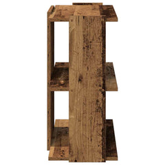 vidaXL Bookcase 3-Tier Old Wood 60x30x60 cm Engineered Wood 5