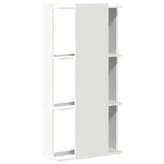 Bookcase 3-Tier Engineered Wood 60 x 30 x 120 cm White