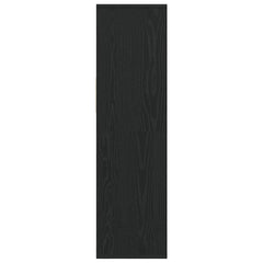 vidaXL Book Cabinet Black 34x31x112 cm Engineered Wood 5