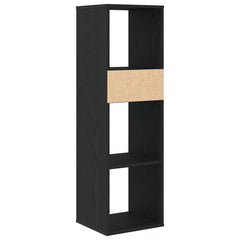 vidaXL Book Cabinet Black 34x31x112 cm Engineered Wood 6