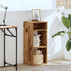 vidaXL Book Cabinet Old Wood 34x31x80 cm Engineered Wood 3