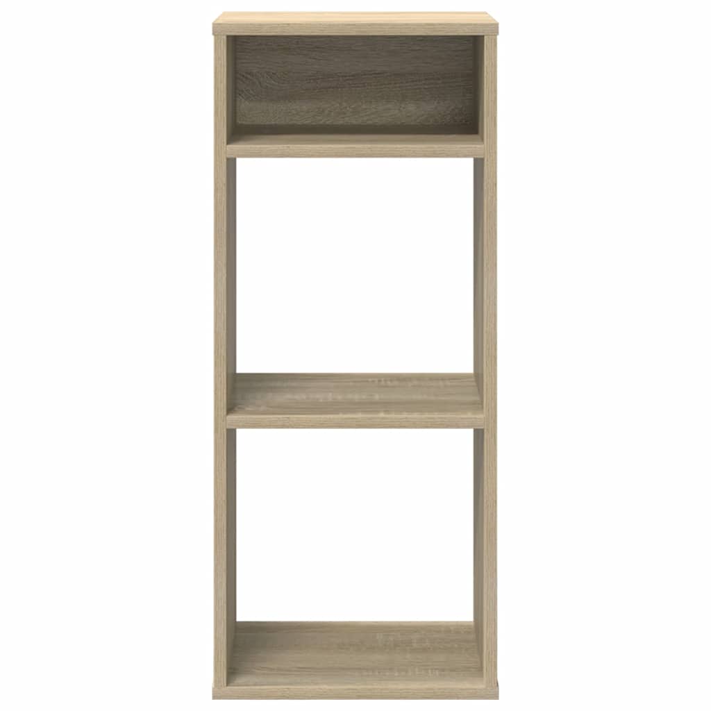 vidaXL Book Cabinet Sonoma Oak 34x31x80 cm Engineered Wood 4