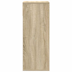 vidaXL Book Cabinet Sonoma Oak 34x31x80 cm Engineered Wood 5