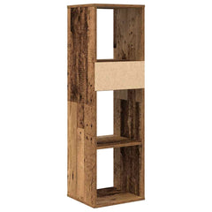 vidaXL Book Cabinet Old Wood 34x31x112 cm Engineered Wood 6