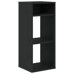 vidaXL Book Cabinet Black 34x31x80 cm Engineered Wood 2