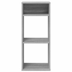 vidaXL Book Cabinet Grey Sonoma 34x31x80 cm Engineered Wood 4