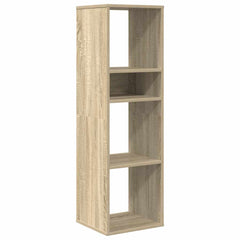 vidaXL Book Cabinet Sonoma Oak 34x31x112 cm Engineered Wood 2