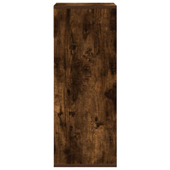 vidaXL Book Cabinet Smoked Oak 34x31x80 cm Engineered Wood 5