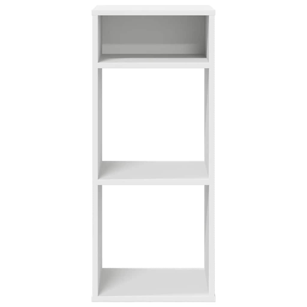 vidaXL Book Cabinet White 34x31x80 cm Engineered Wood 4