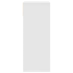 vidaXL Book Cabinet White 34x31x80 cm Engineered Wood 5
