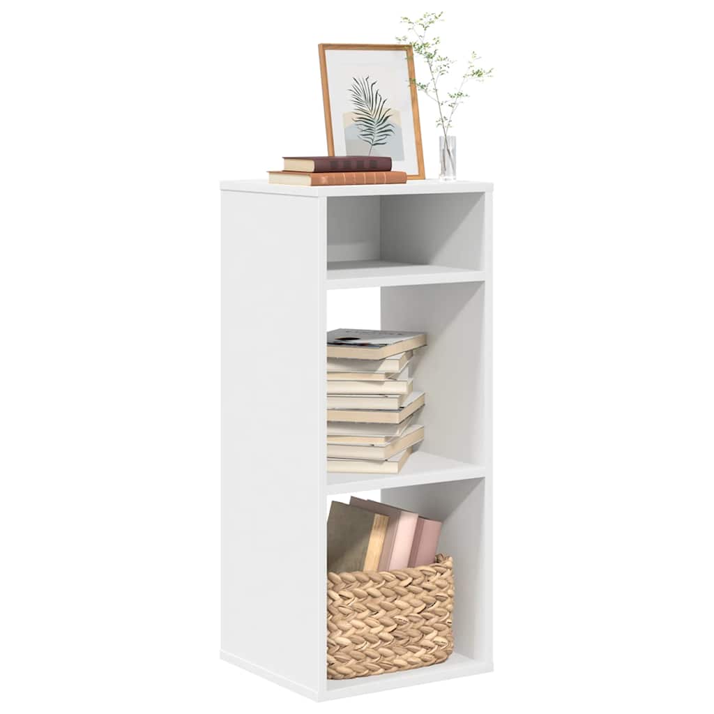 vidaXL Book Cabinet White 34x31x80 cm Engineered Wood 1