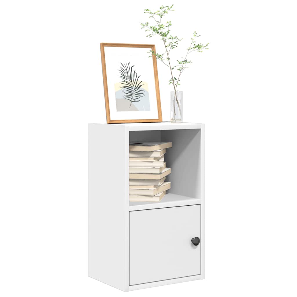 vidaXL Bookcase White 31x24x52 cm Engineered Wood 1