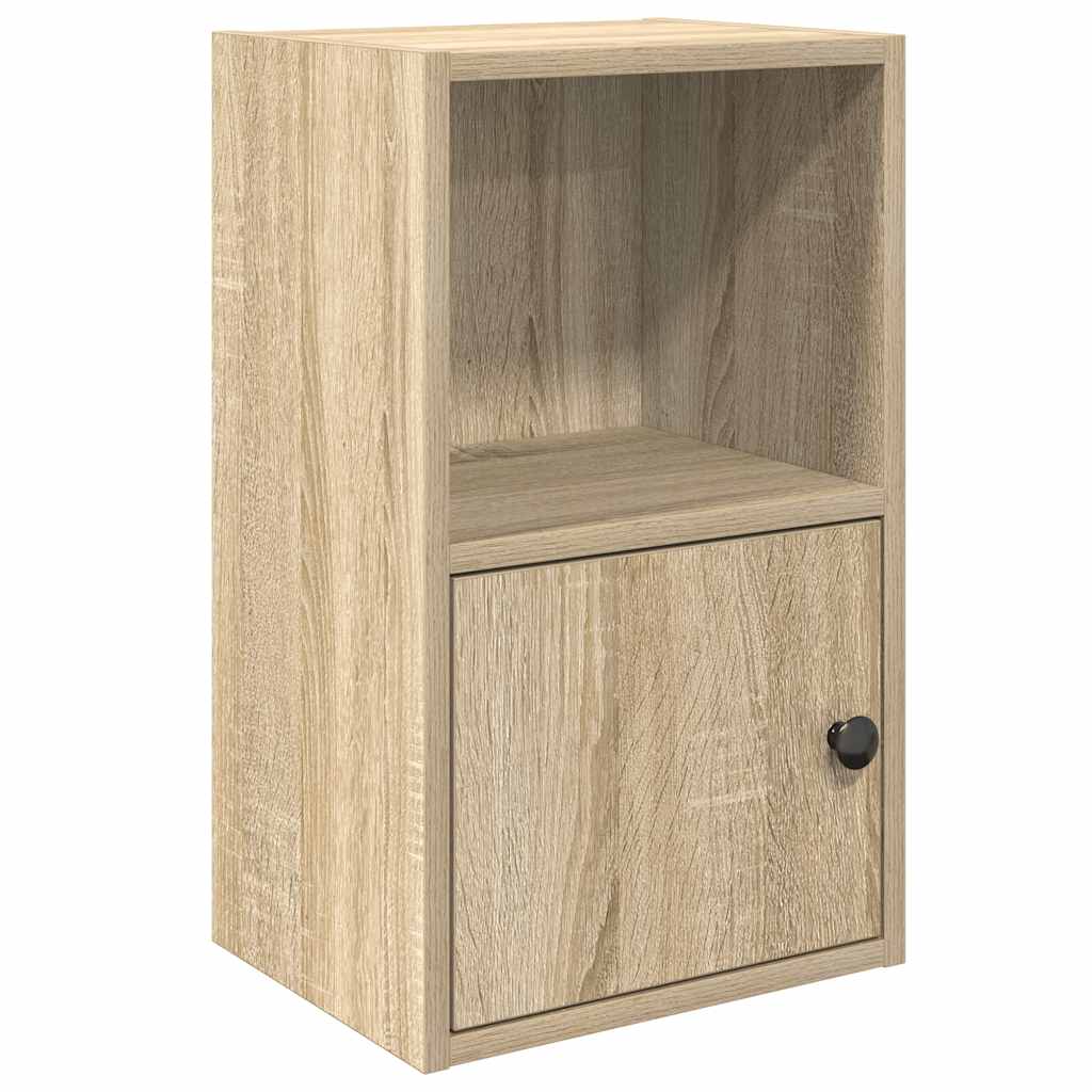 vidaXL Bookcase Sonoma Oak 31x24x52 cm Engineered Wood 2