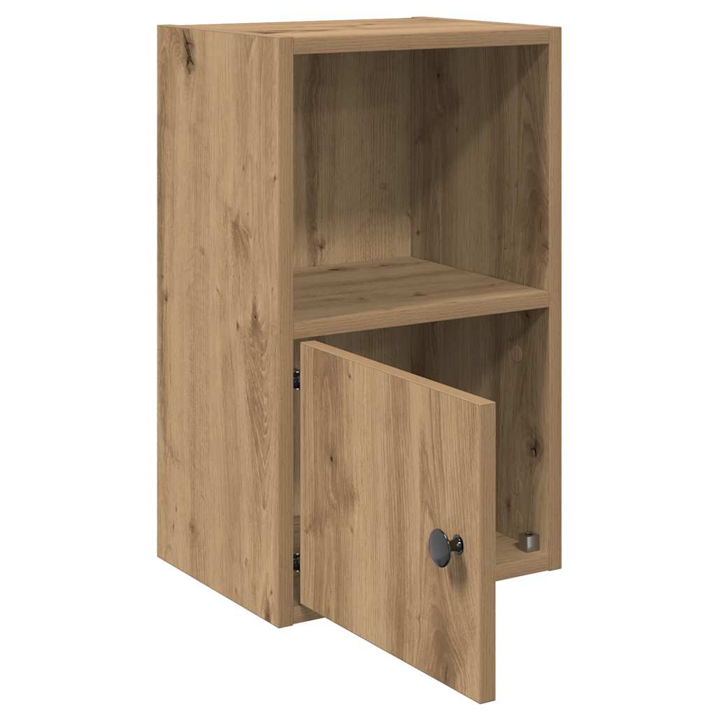 vidaXL Bookcase Artisan Oak 31x24x52 cm Engineered Wood 4