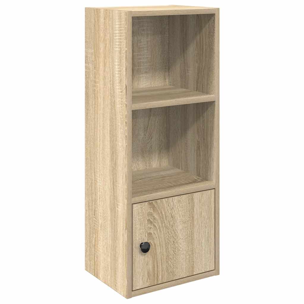 Bookcase 31x24x77 cm Engineered Wood Height 77 cm Sonoma oak