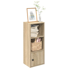 Bookcase 31x24x77 cm Engineered Wood Height 77 cm Sonoma oak