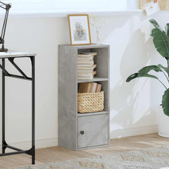 vidaXL Bookcase Concrete Grey 31x24x77 cm Engineered Wood 3