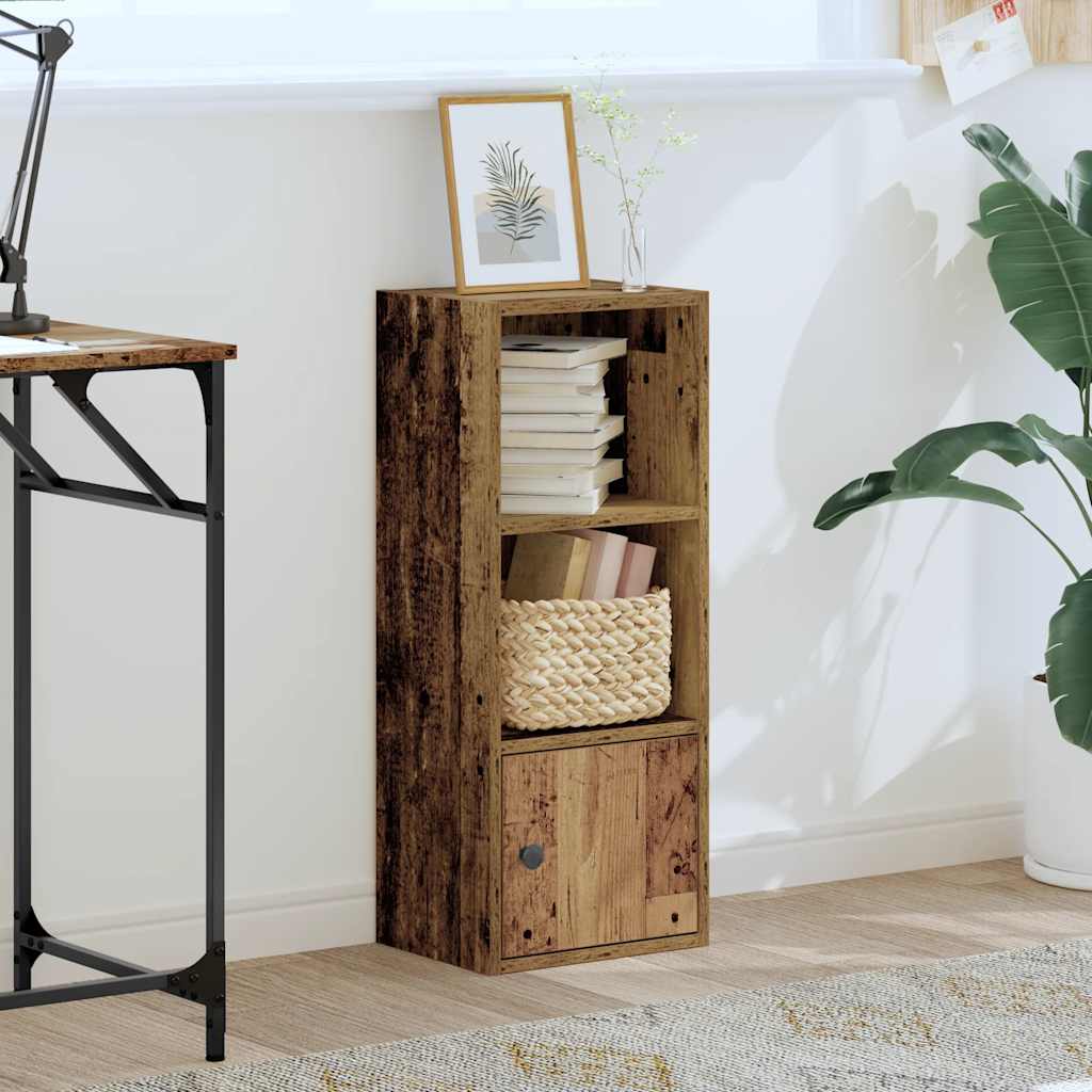 vidaXL Bookcase Old Wood 31x24x77 cm Engineered Wood 3