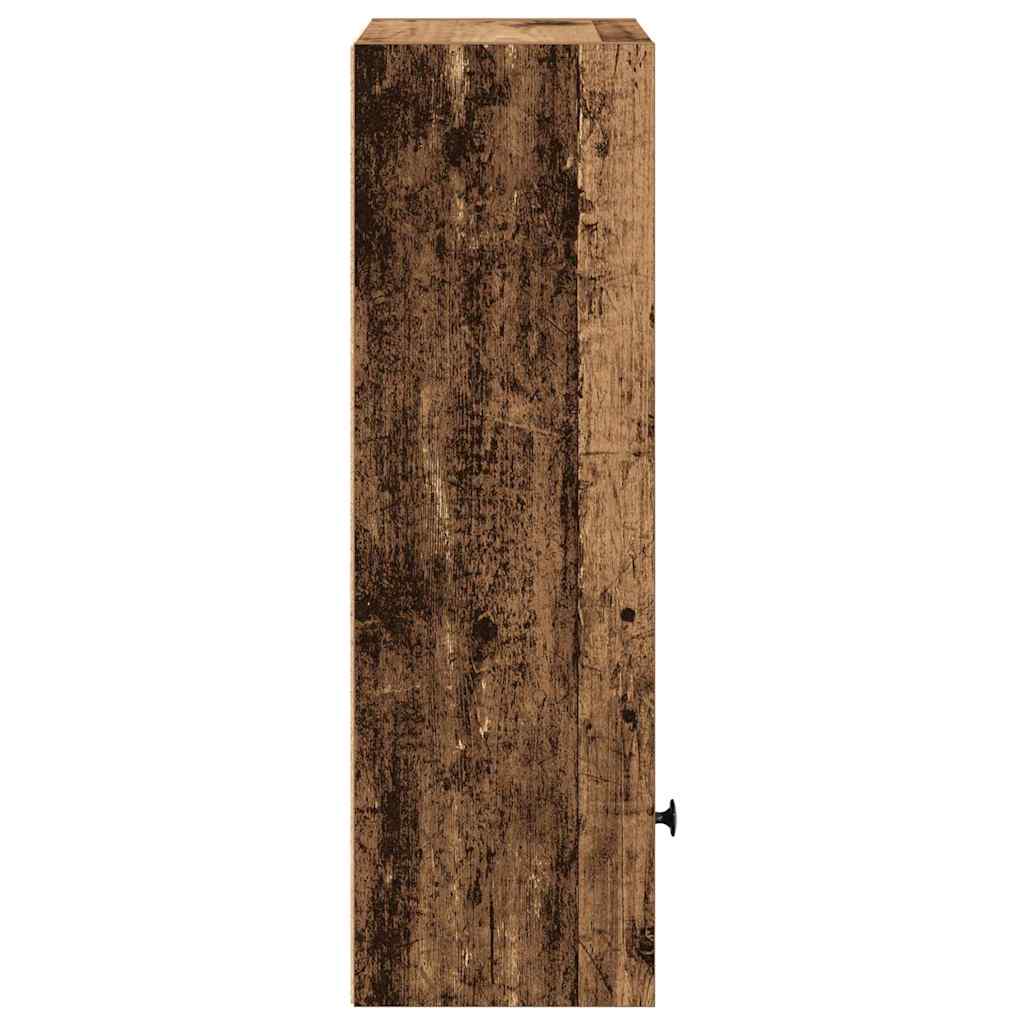 vidaXL Bookcase Old Wood 31x24x77 cm Engineered Wood 6