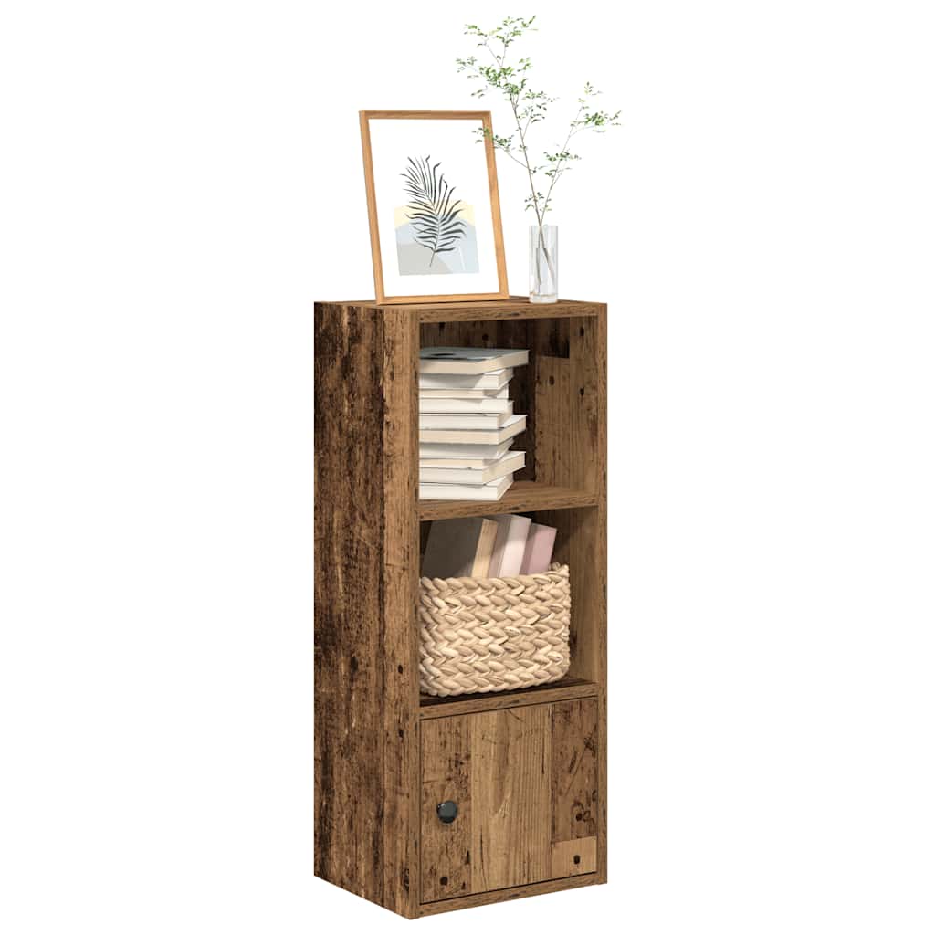 vidaXL Bookcase Old Wood 31x24x77 cm Engineered Wood 1