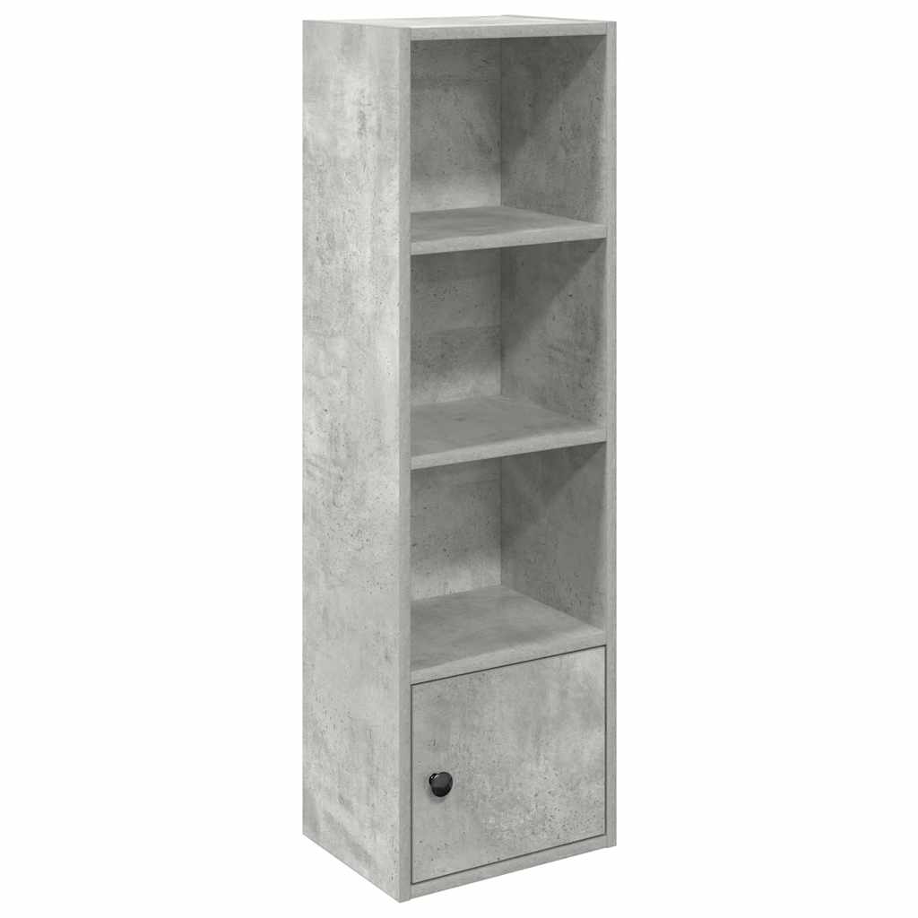vidaXL Bookcase Concrete Grey 31x24x102 cm Engineered Wood 2