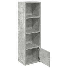 vidaXL Bookcase Concrete Grey 31x24x102 cm Engineered Wood 4