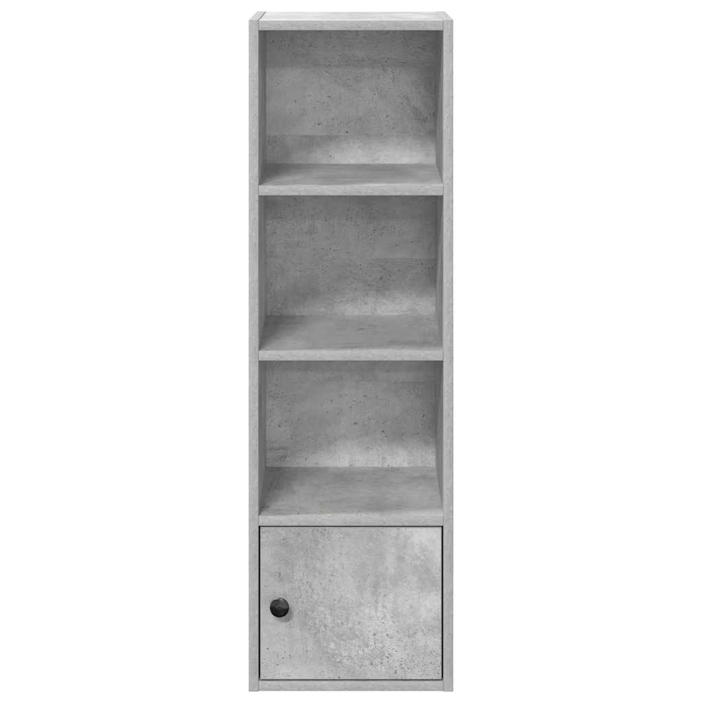 vidaXL Bookcase Concrete Grey 31x24x102 cm Engineered Wood 5