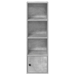 vidaXL Bookcase Concrete Grey 31x24x102 cm Engineered Wood 5