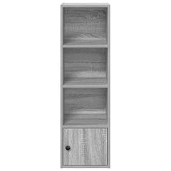 vidaXL Bookcase Grey Sonoma 31x24x102 cm Engineered Wood 5