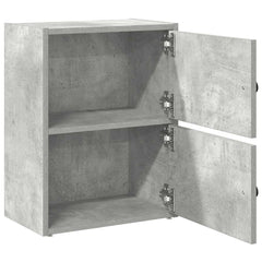 vidaXL Bookcase Concrete Grey 40x24x52 cm Engineered Wood 5