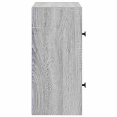 vidaXL Bookcase Grey Sonoma 40x24x52 cm Engineered Wood 6