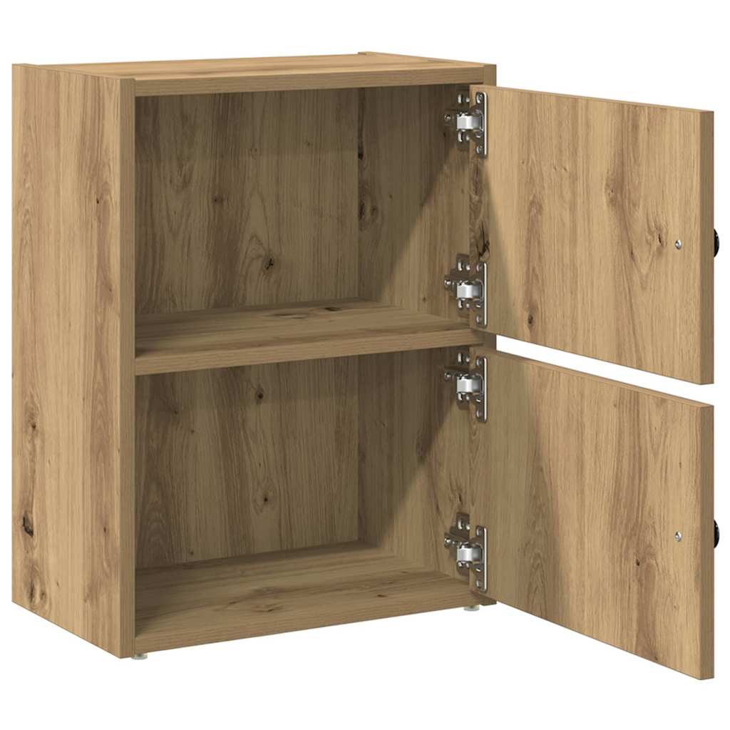 vidaXL Bookcase Artisan Oak 40x24x52 cm Engineered Wood 5