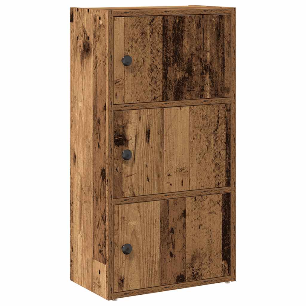 vidaXL Bookcase Old Wood 40x24x77 cm Engineered Wood 2
