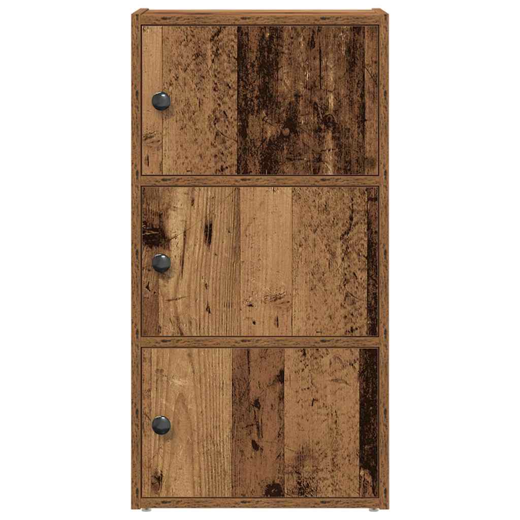 vidaXL Bookcase Old Wood 40x24x77 cm Engineered Wood 4