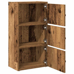 vidaXL Bookcase Old Wood 40x24x77 cm Engineered Wood 5