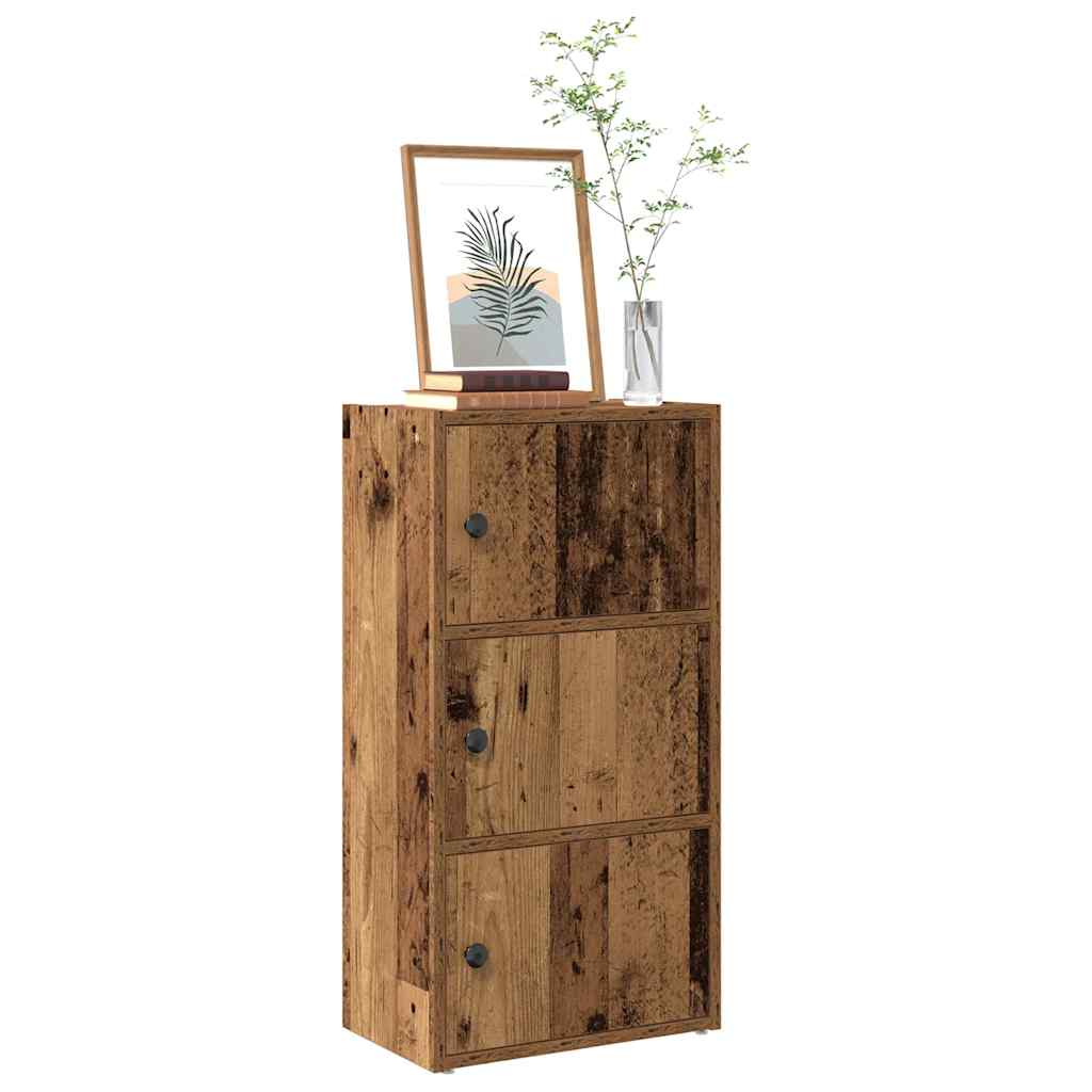 vidaXL Bookcase Old Wood 40x24x77 cm Engineered Wood 1