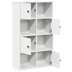 vidaXL Bookcase White 60x24x101.5 cm Engineered Wood 5