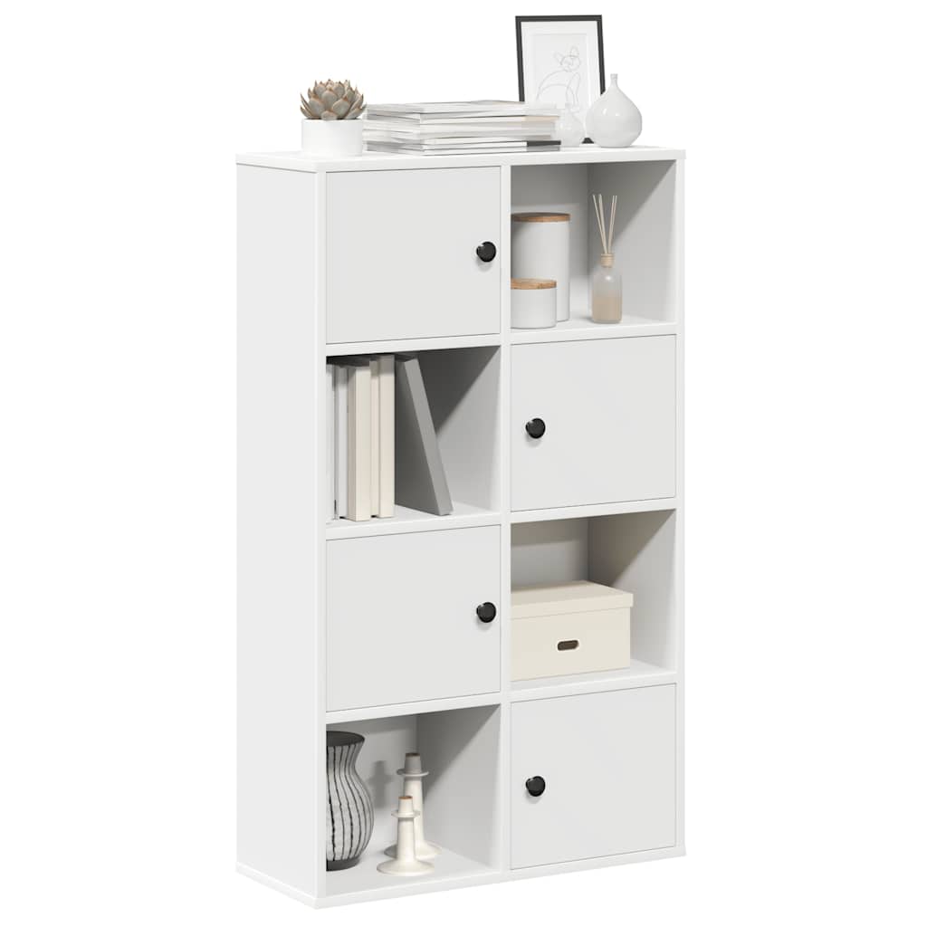 vidaXL Bookcase White 60x24x101.5 cm Engineered Wood 1