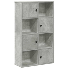 vidaXL Bookcase Concrete Grey 60x24x101.5 cm Engineered Wood 2