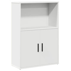 vidaXL Bookcase White 60x24x85 cm Engineered Wood 2