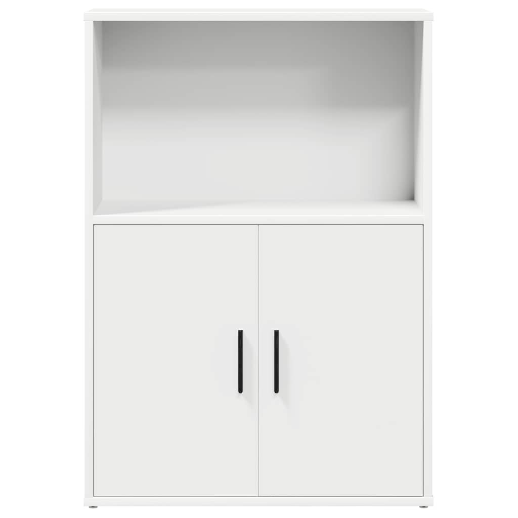 vidaXL Bookcase White 60x24x85 cm Engineered Wood 4