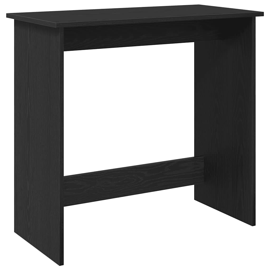 vidaXL Desk Black 80x40x75 cm Engineered Wood 2