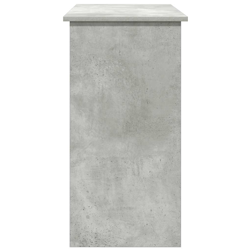 vidaXL Desk Concrete Grey 80x40x75 cm Engineered Wood 5