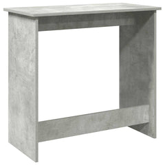 vidaXL Desk Concrete Grey 80x40x75 cm Engineered Wood 6