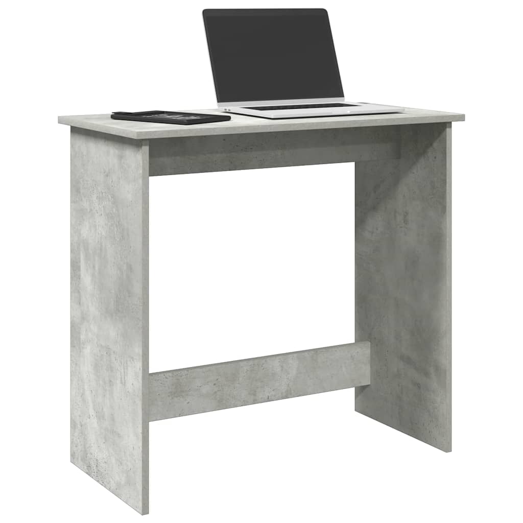 vidaXL Desk Concrete Grey 80x40x75 cm Engineered Wood 1