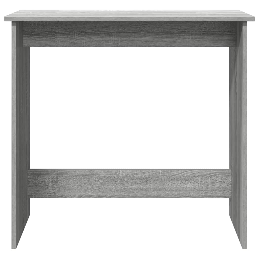 vidaXL Desk Grey Sonoma 80x40x75 cm Engineered Wood 4
