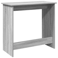 vidaXL Desk Grey Sonoma 80x40x75 cm Engineered Wood 6