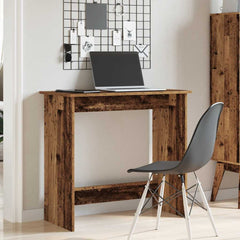 vidaXL Desk Old Wood 80x40x75 cm Engineered Wood 3