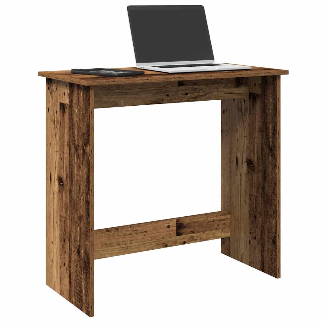 vidaXL Desk Old Wood 80x40x75 cm Engineered Wood 1